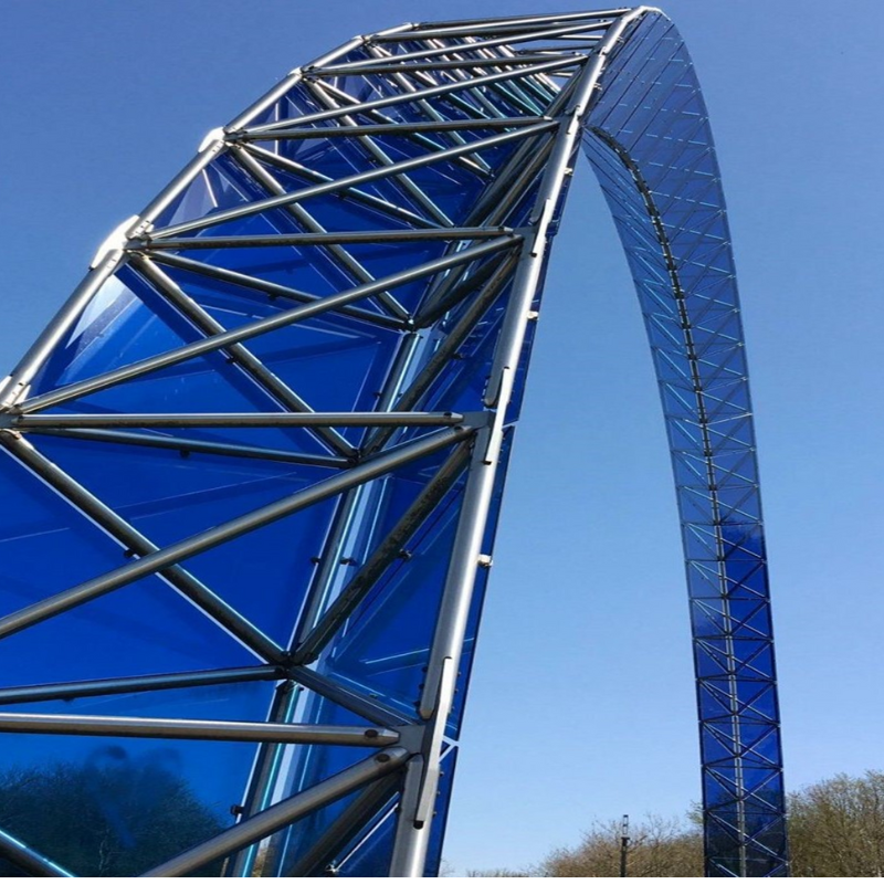 Refurbishment of the Saint-Quentin-en-Yvelines arch - Photo credit: ©Eiffage Métal