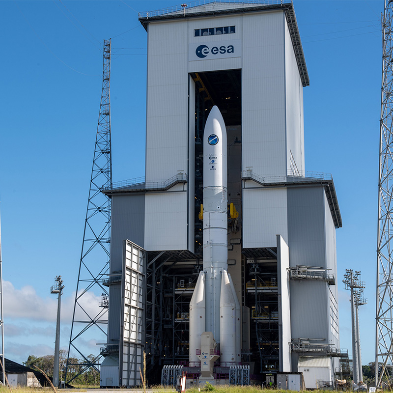 Image décorative du Projet Ariane 6 - Crédit photo : ©CNES/ESA/Arianespace-ArianeGroup/Optique Vidéo CSG/P Piron, 2023