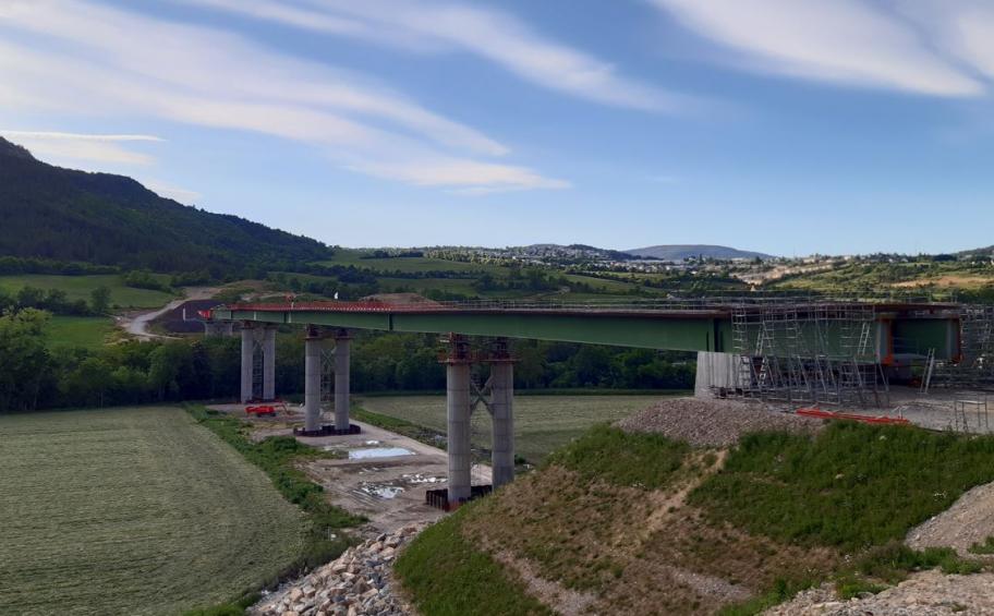 A first in France for Eiffage Métal on the Lot viaduct in Mende