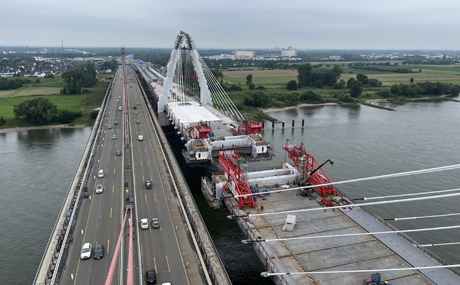Eiffage remporte en groupement la réalisation d’un nouveau pont  à Leverkusen en Allemagne